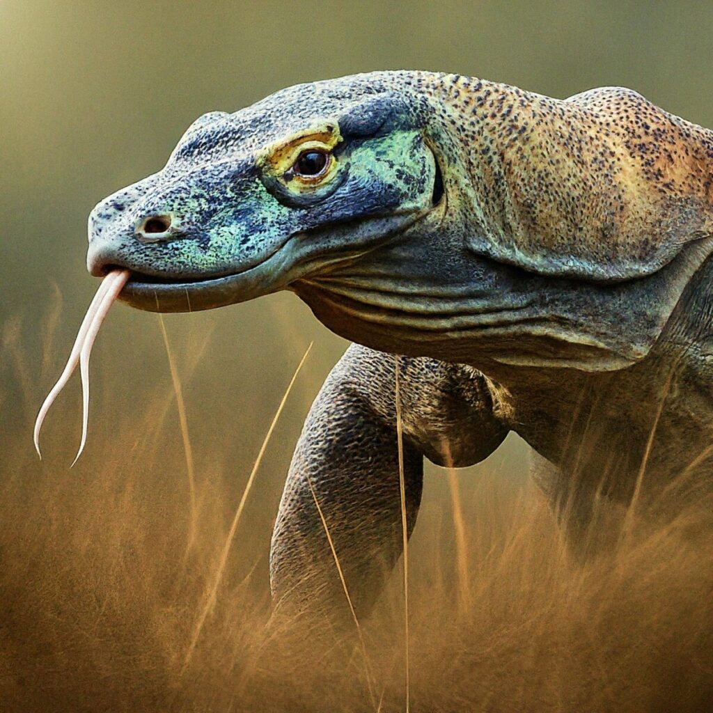 meet a Komodo dragons at Komodo island